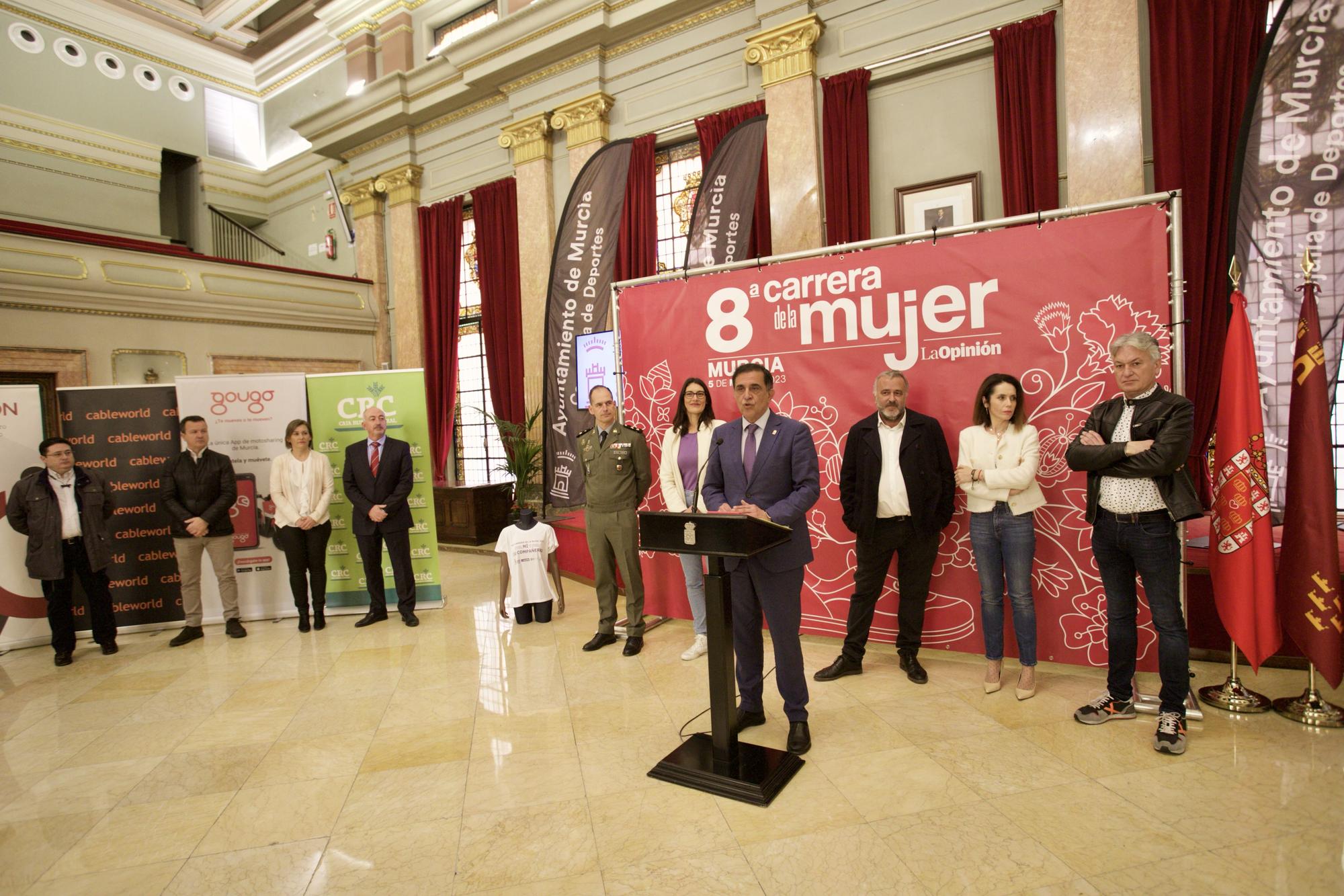 Presentación de la Carrera de la Mujer en Murcia 2023