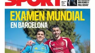 La portada de SPORT de hoy martes, 31 de marzo de 2026