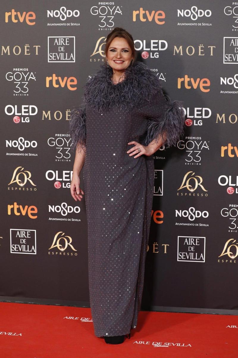 Goya 2019: Ainhoa Arteta volumizada