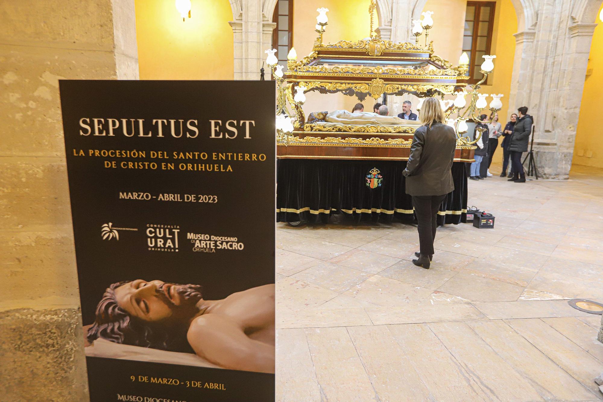 Presentación exposición "SEPULTUS EST" en el Museo Diocesano de Arte Sacro de Orihuela