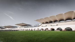 El hipódromo de la Zarzuela en Madrid.