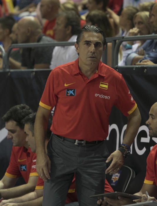 08/08/2017 deportes  partido entre la selección española  de Baloncesto contra Tunez