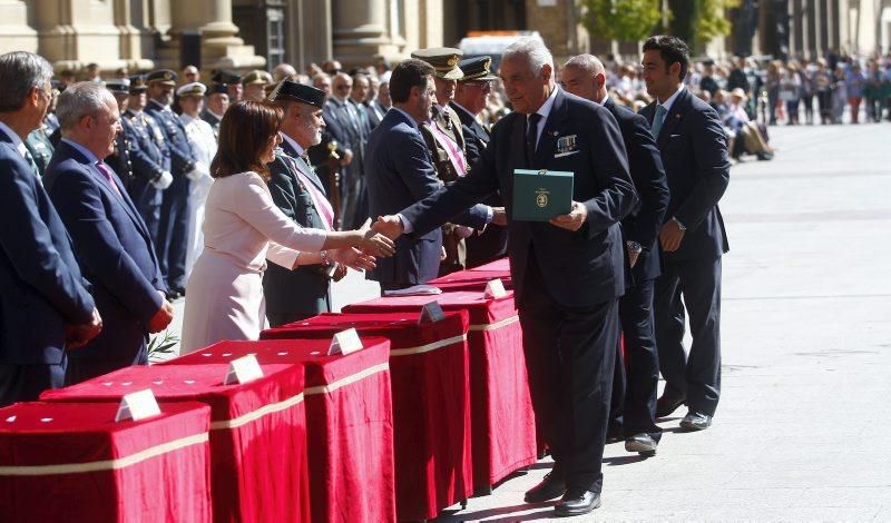 La Guardia Civil rinde homenaje a la Virgen del Pilar, su patrona.