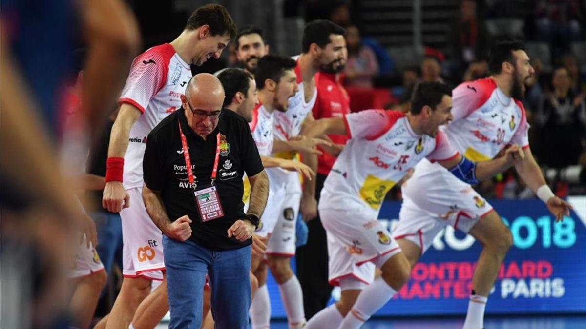 Jordi Ribera celebra el pase a la final