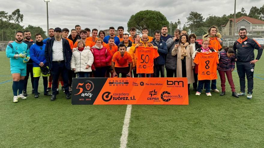 El fútbol luce en Vilanova su perfil más solidario