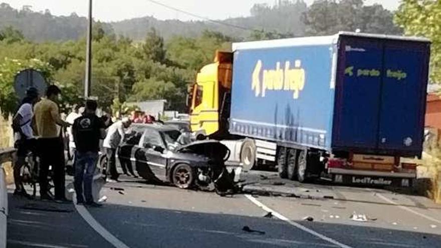 El accidente tuvo lugar en una zona muy peligrosa. // FdV