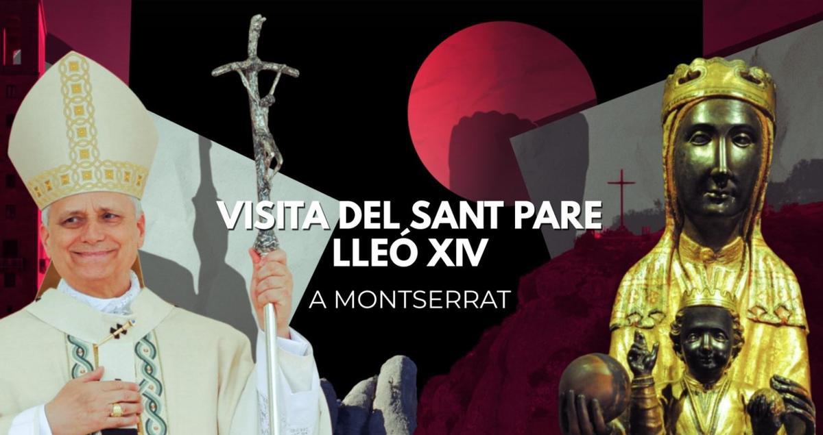 Imatge que il·lustra l'espai que l'abadia de Montserrat ha obert a la seva web sobre la visita
