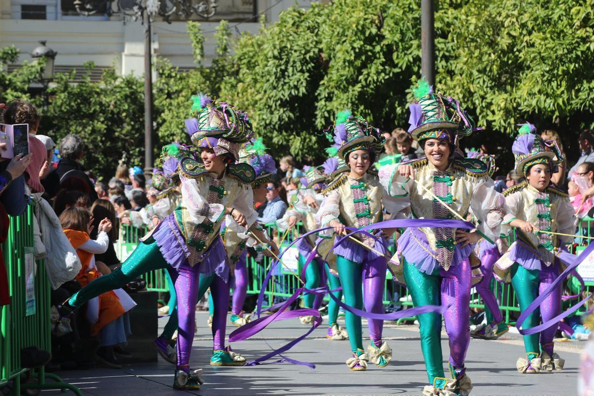 Cabalgata del Carnaval en Córdoba en su edición de 2024.