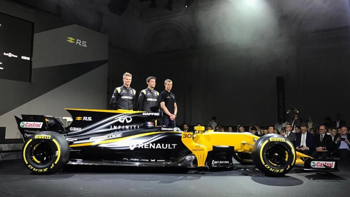 Nico Hulkenberg, Jolyon Palmer y el reserva Serguei Sirotkin