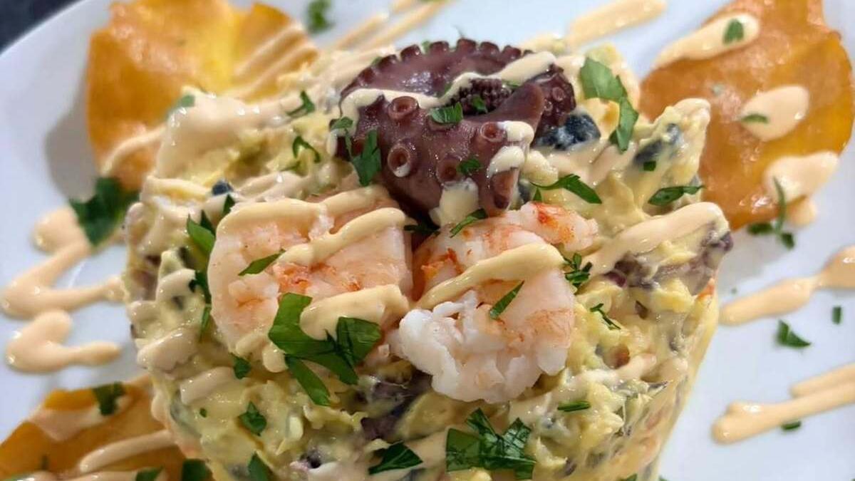 Ensaladilla de Pulpo y Batata frita