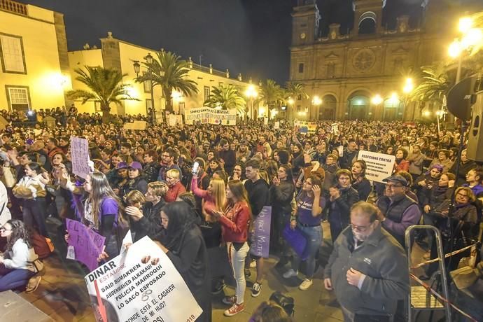 GENTE Y CULTURA 07-03-19  LAS PALMAS DE GRAN CANARIA. 8M Día Internacional de la Mujer. Manifestación por el 8M Día Internacional de la Mujer. FOTOS: JUAN CASTRO