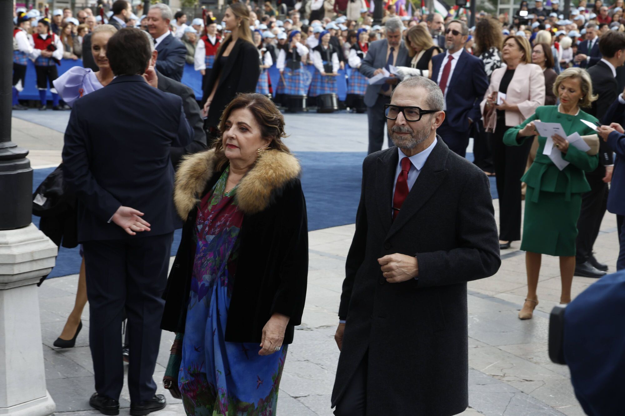 Así fue la llegada de los invitados a los premios "Princesa de Asturias" y su paso por la alfombra azul