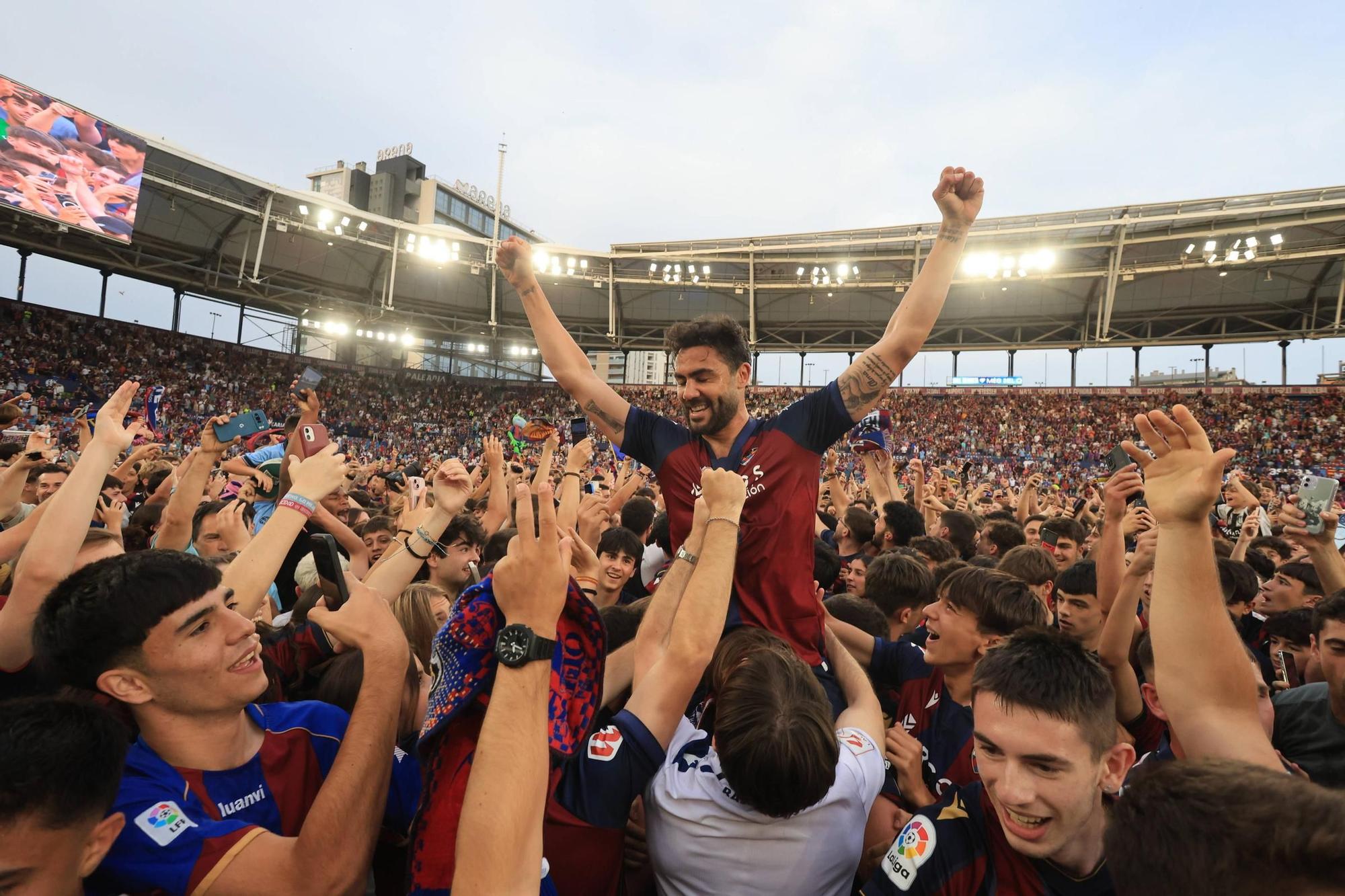 Las mejores imágenes de la celebración del Levante en el Ciutat