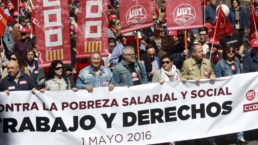 Imagen de una manifestación del 1 de mayo.