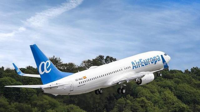 Imagen de un avión de Air Europa.