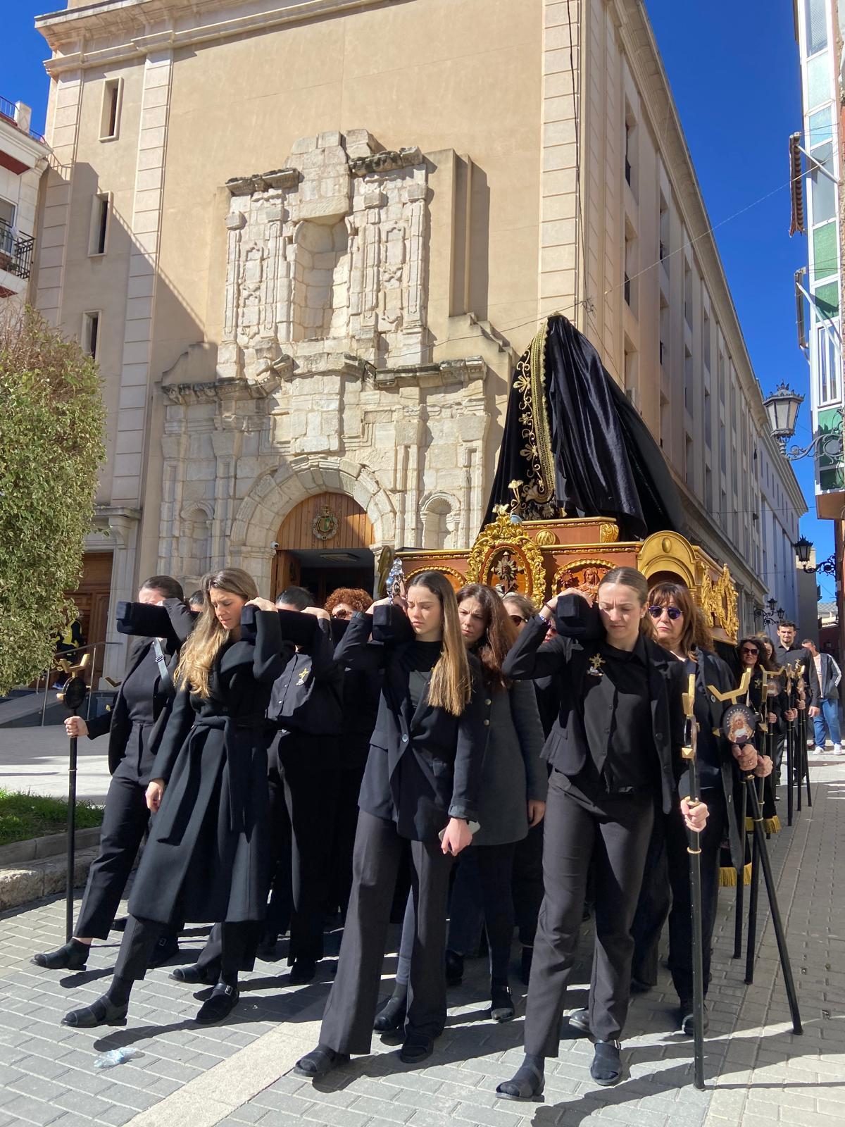Reciente ensayo del tercio de la Virgen del Consuelo