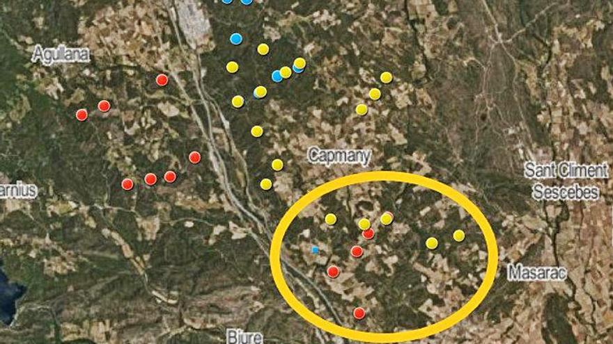 Nou projecte de parc eòlic a Sant Climent i Capmany