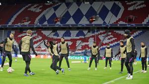 El Barça entrena en Múnich antes de su partido frente al Bayern