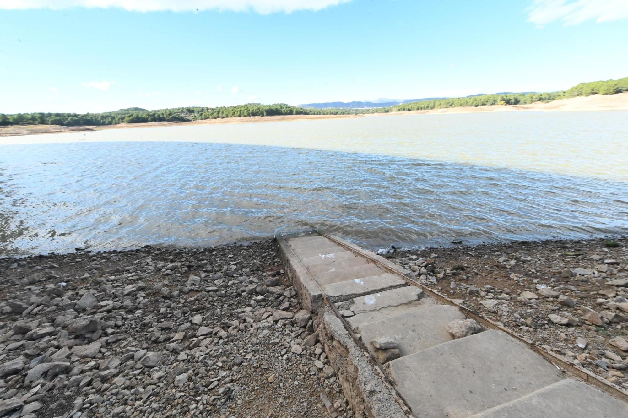 Preocupante estado del embalse de María Cristina