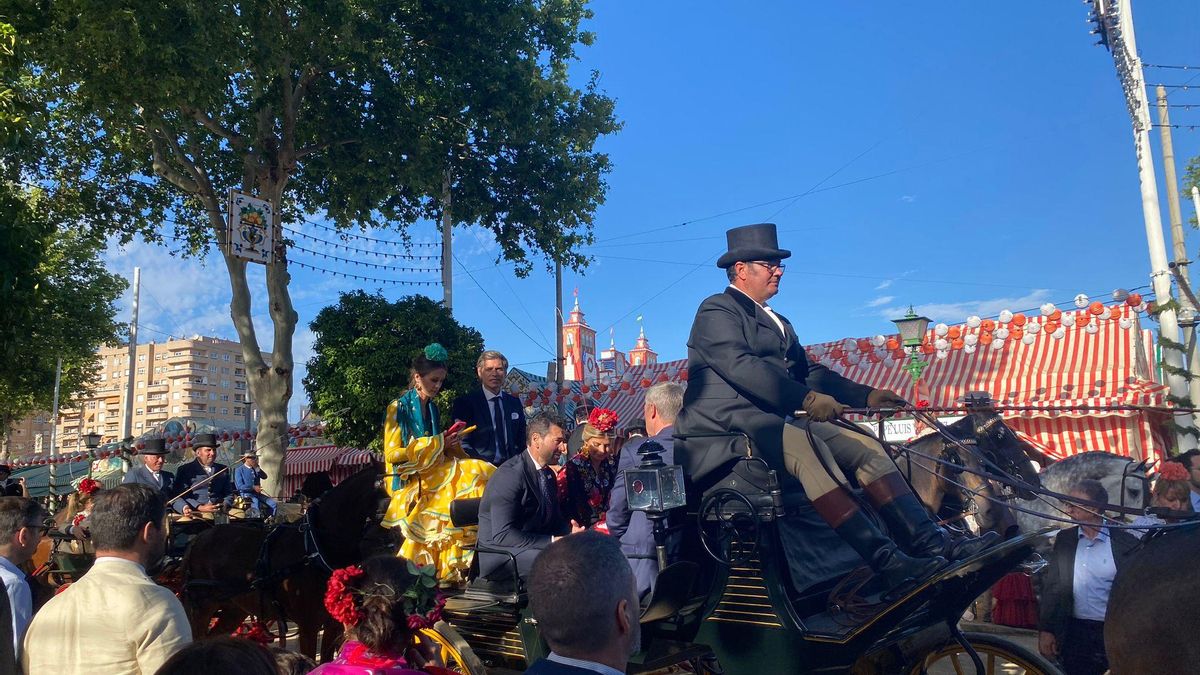 Carlos Baute en la Feria de Abril.