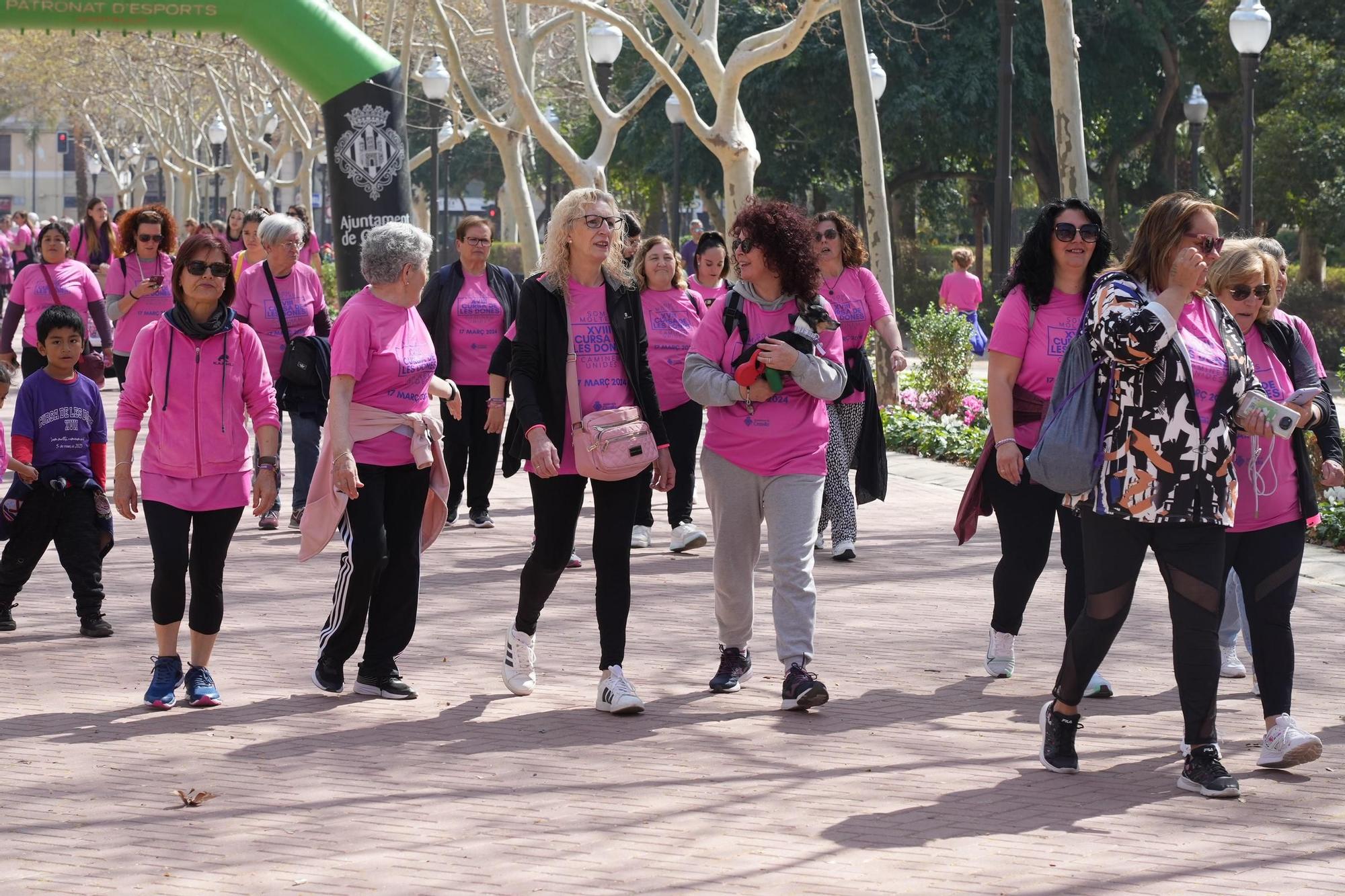 Todas las imágenes de la XVIII 'Cursa de les Dones' de Castelló