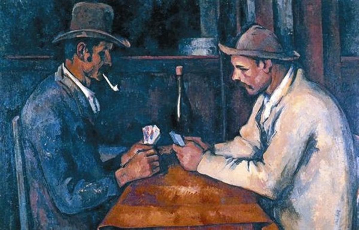 ’Els jugadors de cartes’, quadro pintat per Cézanne entre el 1890 i el 1894. ’Els jugadors de cartes’, quadro pintat per Cézanne entre el 1890 i el 1894.