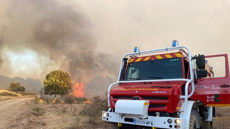 Incendio en Rábano de Aliste