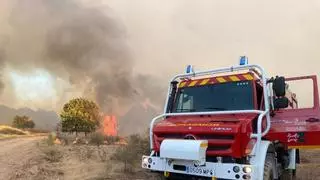 Un incendio en Rábano de Aliste moviliza 25 medios en su último día de fiestas