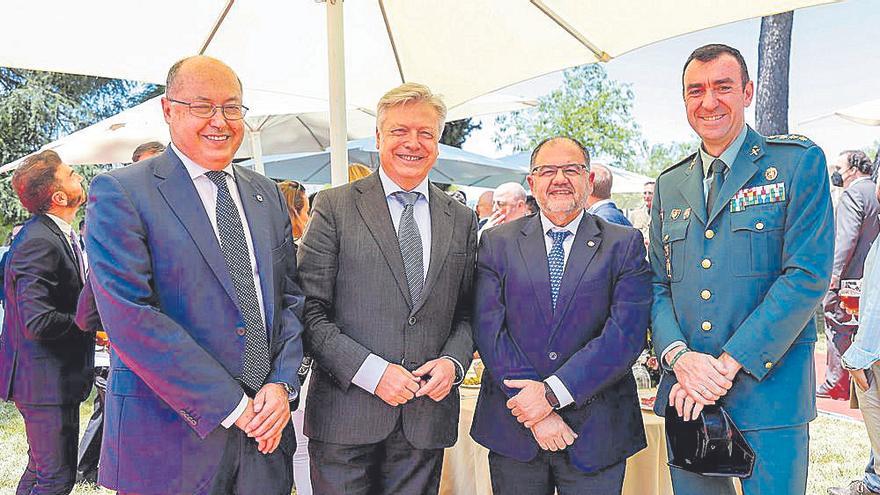 Antonio Cubero, Juan José Primo, Librado Carrasco y Juan Carretero.