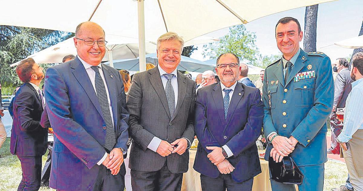Antonio Cubero, Juan José Primo, Librado Carrasco y Juan Carretero.