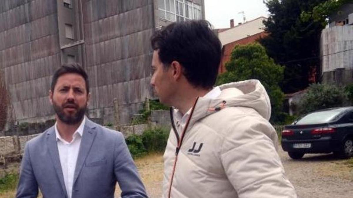 Samuel Lago junto a José Ramón Abal.