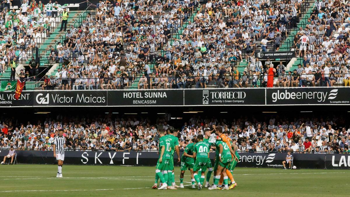 Imagen del Castellón-Racing de la primera vuelta (0-1).