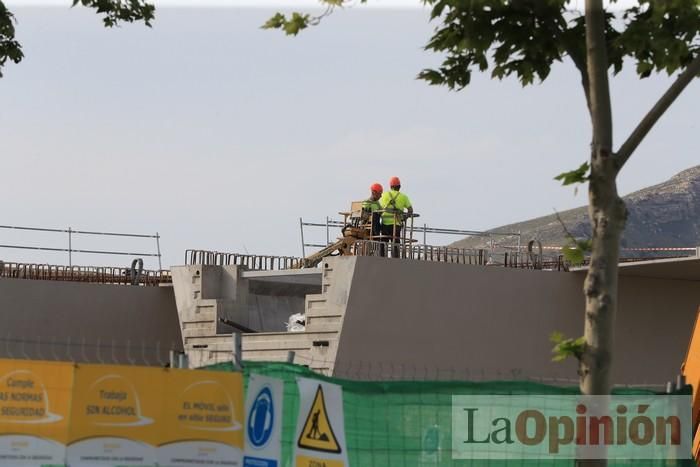 El nuevo puente en Lorca, a punto de terminar