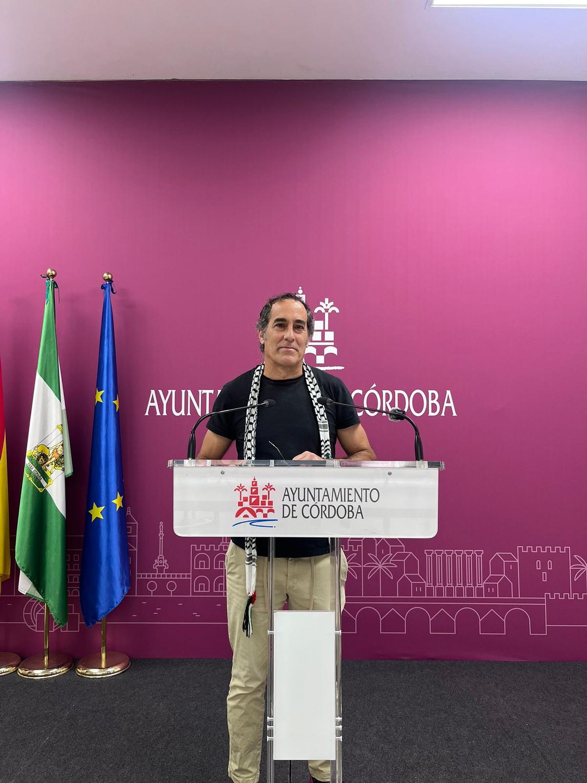 El portavoz del grupo municipal de Hacemos Córdoba, Juan Hidalgo.