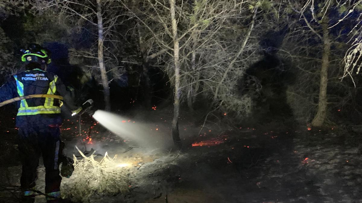 Imagen facilitada por el Consell de la intervención de los bomberos