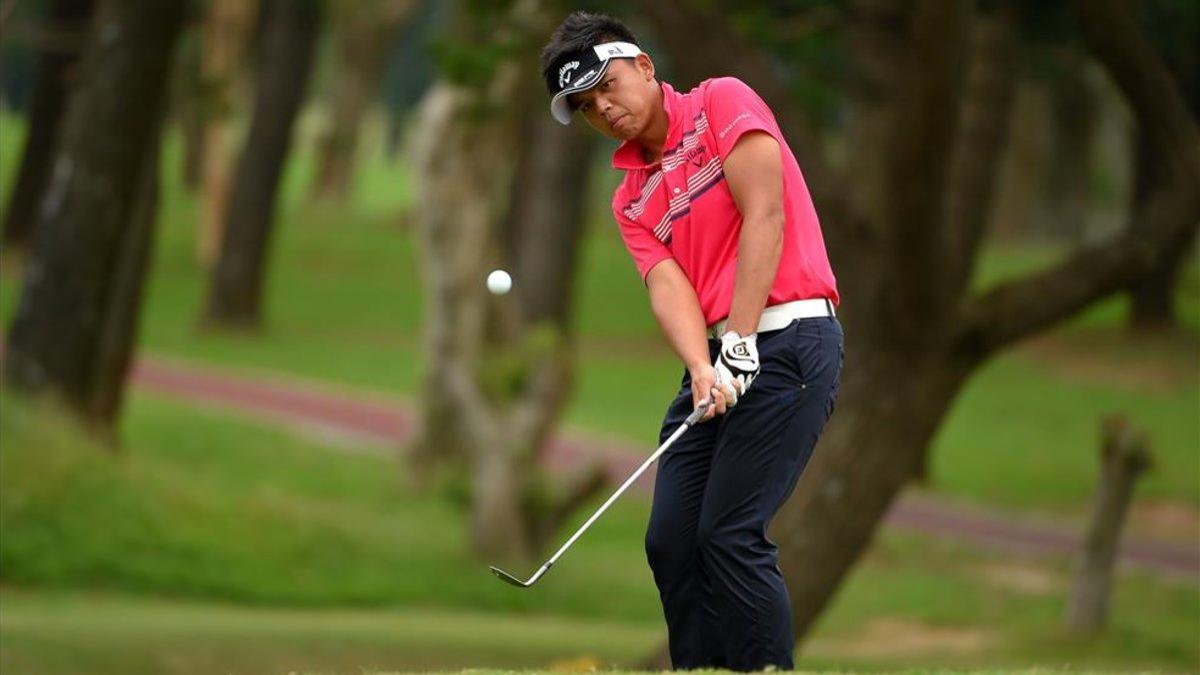 Hung Chien-yao, durante el torneo en Taipei