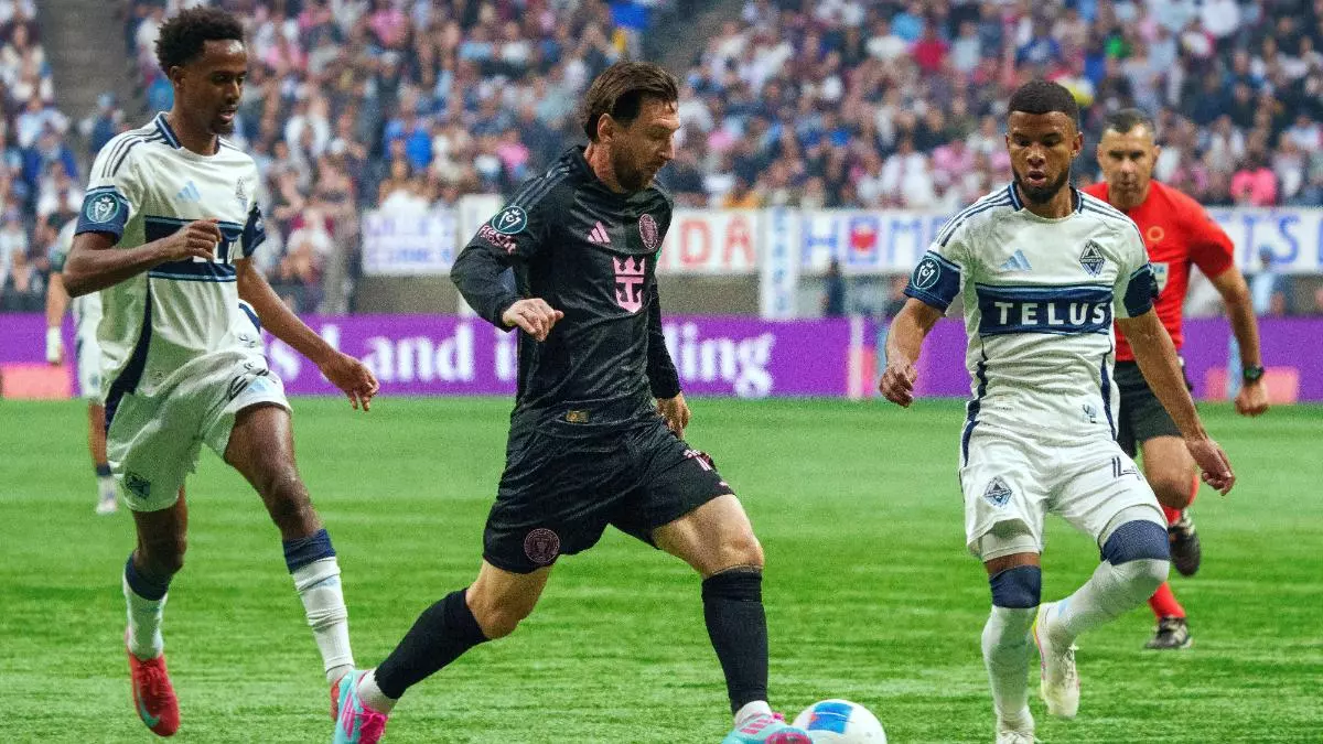 El Inter Miami de Messi, obligado a remontar ante los Vancouver Whitecaps