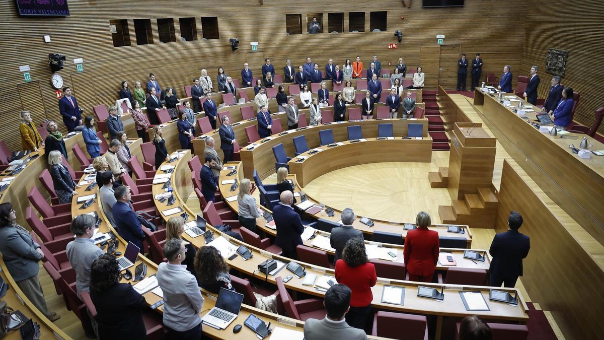 Pleno de les Corts.