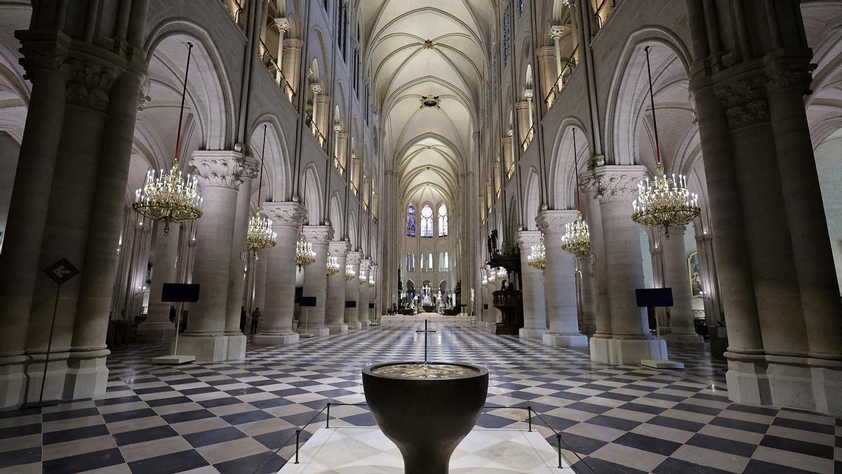 Así luce la catedral de Notre Dame de París tras su restauración