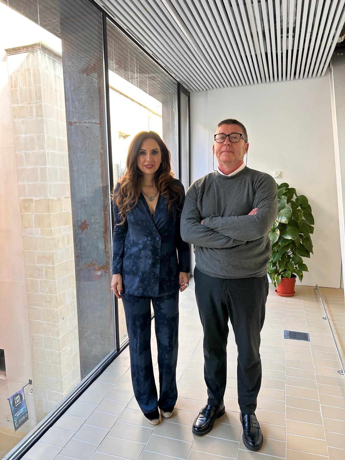La edil Ana Poquet y el doctor Pere Llorens