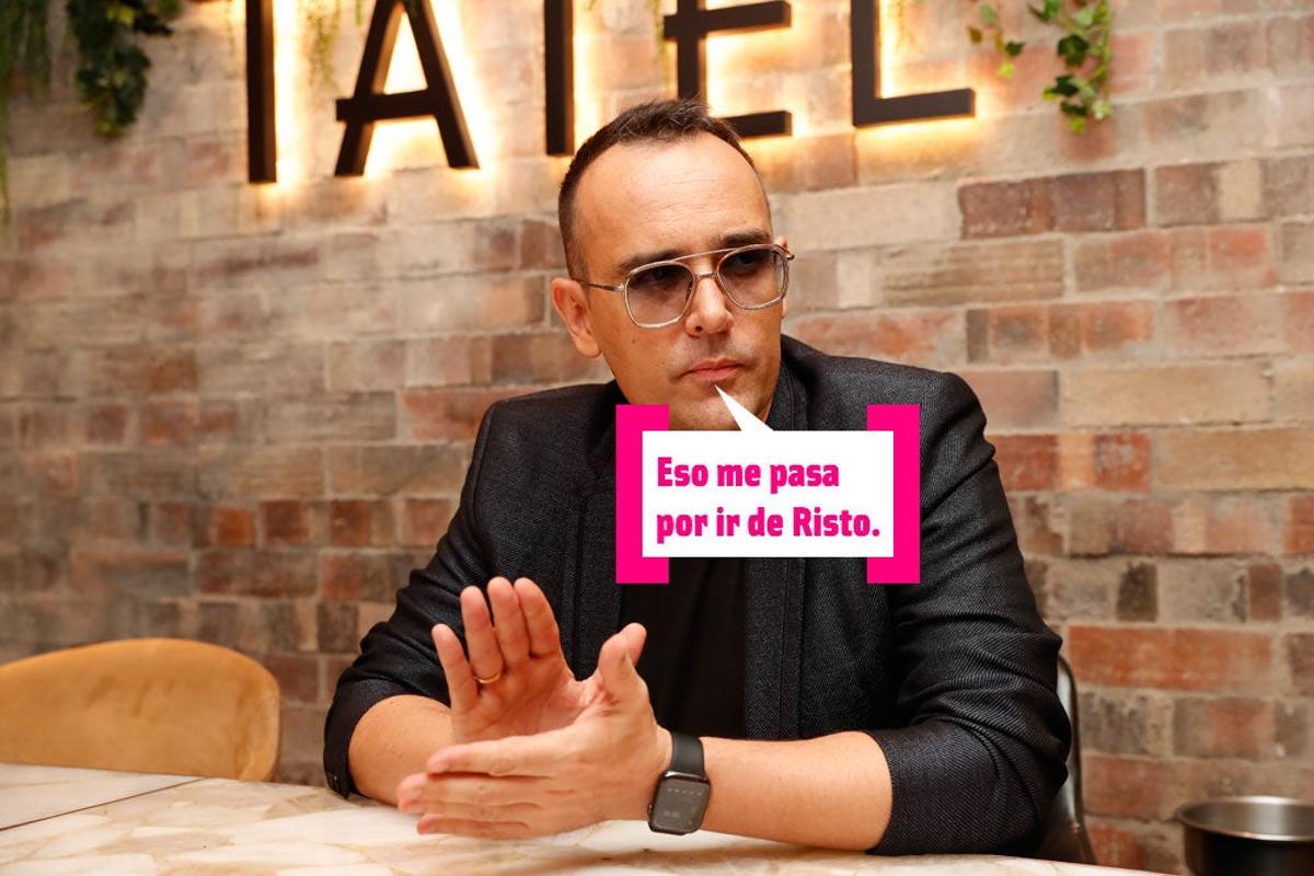 Risto Mejide en un restaurante