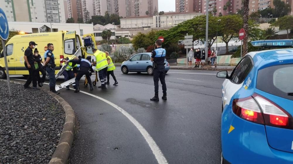 Incidencias por la lluvia en la capital grancanaria