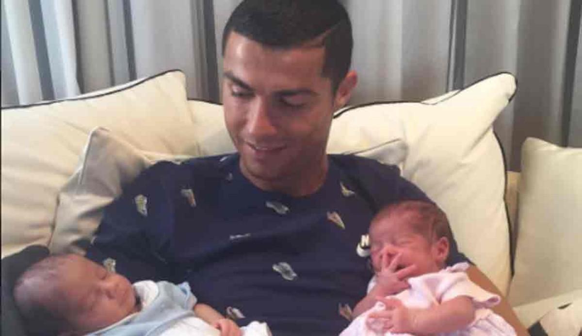 Cristiano Ronaldo ha presentado a sus hijos