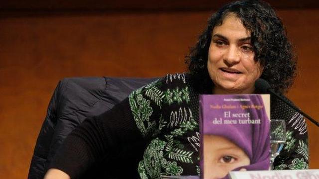 Conferencia de Nadia Ghulam, ayer, en el Club Diario de Ibiza.