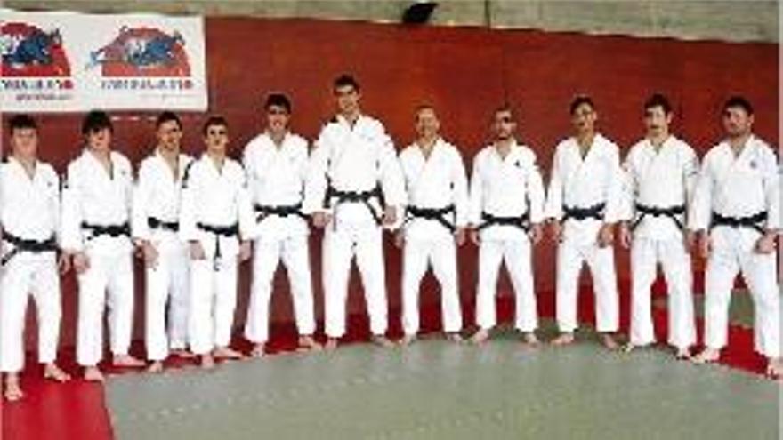 El primer equip del Securitas Girona-Judo es va presentar ahir.