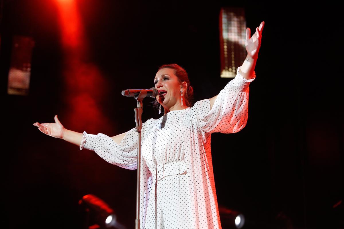 Niña Pastori en un concierto en Córdoba.