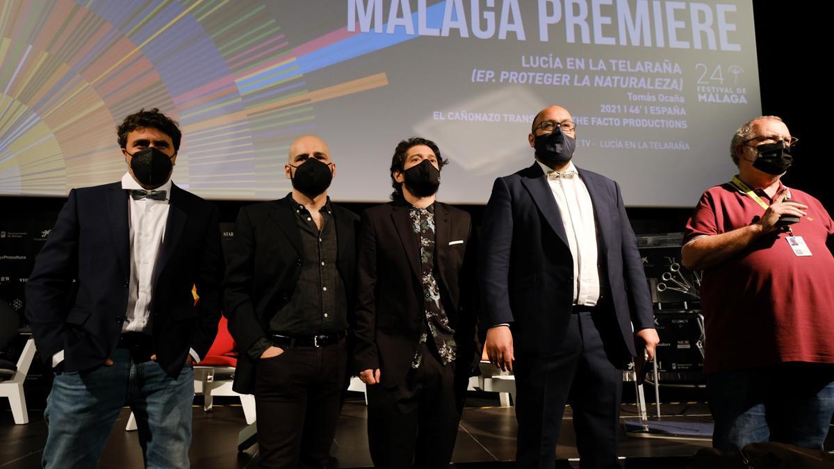 Presentación de 'Lucía en la telaraña', en el Festival de Cine de Málaga