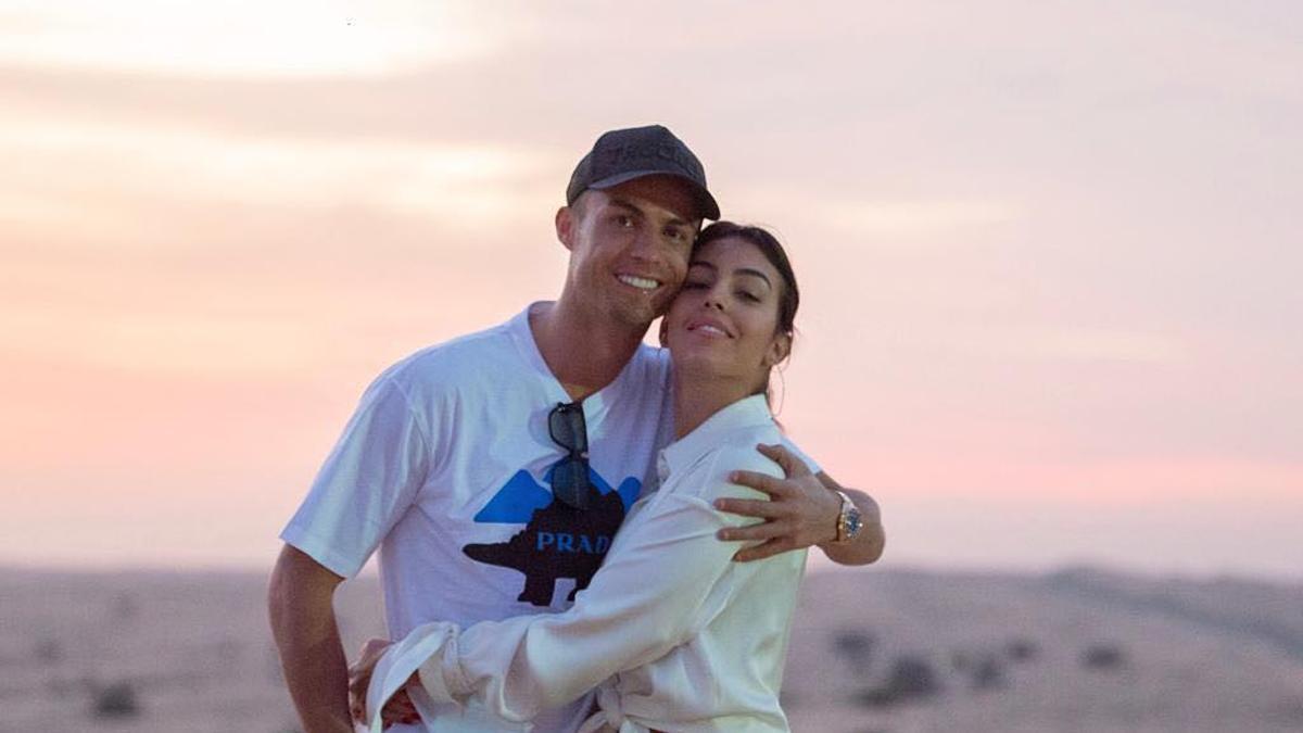 Cristiano Ronaldo felicita a Georgina Rodríguez en las redes sociales