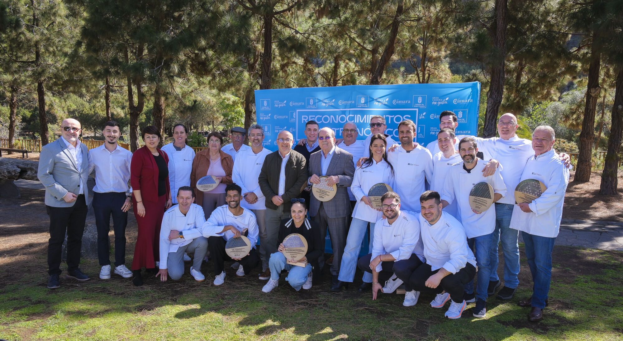 10-02-2025 LAS PALMAS DE GRAN CANARIA. Homenaje a los cocineros de 23 restaurantes de la isla por su trayectoria o su inclusión en las guías Michelín y Repsol  | 10/02/2025 | Fotógrafo: Andrés Cruz