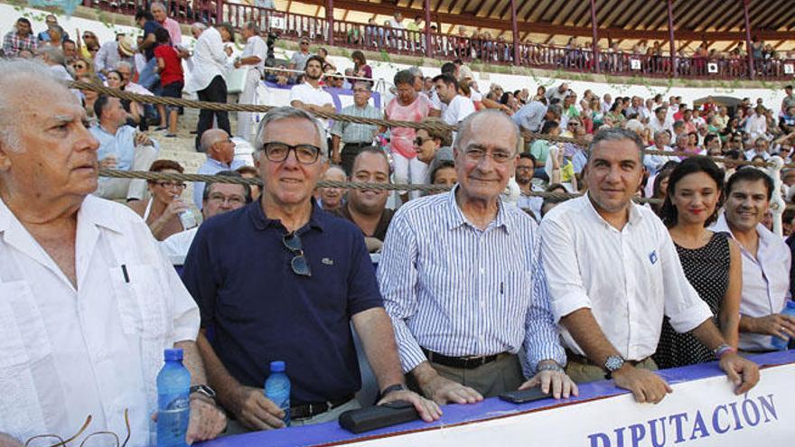 Eugenio Chicano, José Lebrero, Francisco de la Torre, Elías Bendodo, Margarita del Cid y Vicente Casado.